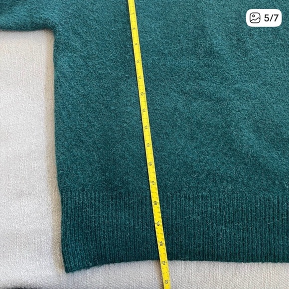 Madewell Dillon Alpaca Mock Turtleneck Sweater Fits like a SMALL - Picture 5 of 7